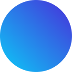 Light to dark blue gradient circle