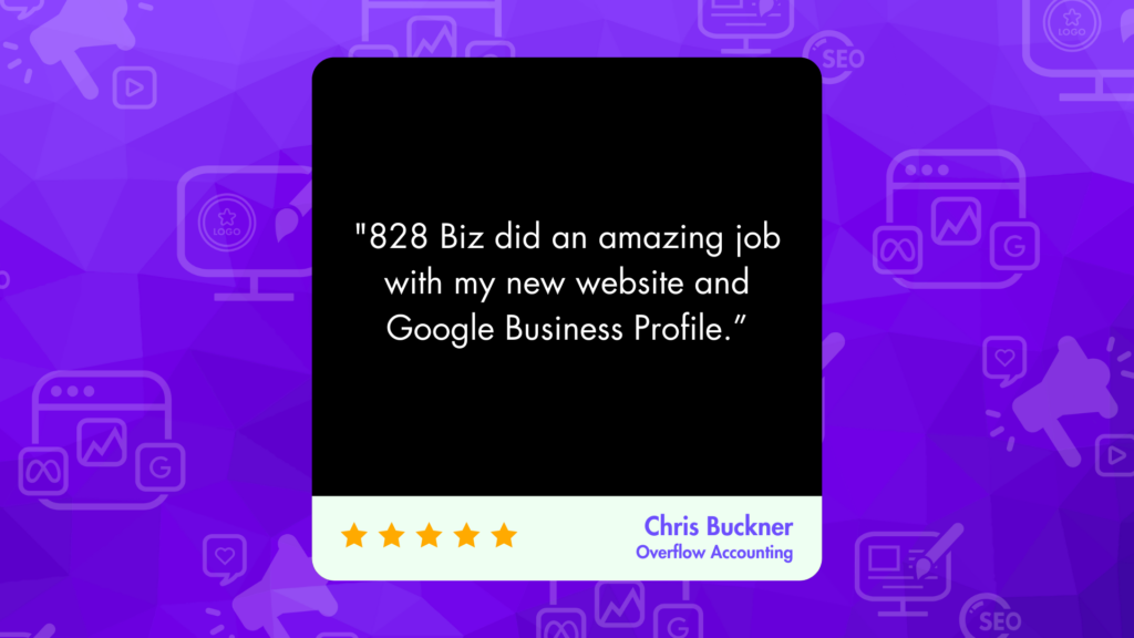 content creation example of a branded testimonial social media post